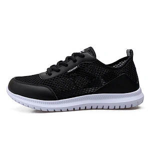 Large size men sneakers mesh casual running sports shoes