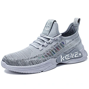 Men Lightweight Lace Up Casual Walking Shoes Breathable Athletic Fitness Jogging Tennis Sport Running Sneakers