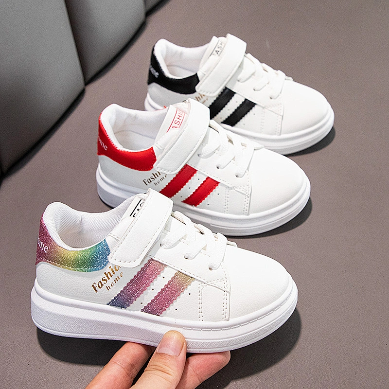Fashion Casual children Board Shoes student white sneakers skateboard shoes