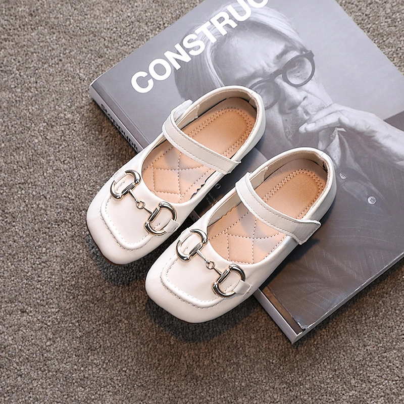 Girl Princess  leather casual Single Shoes  for Children