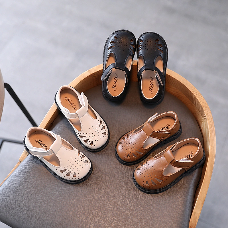 Girl leather Single shoes Dance dress Princess shoes for kids
