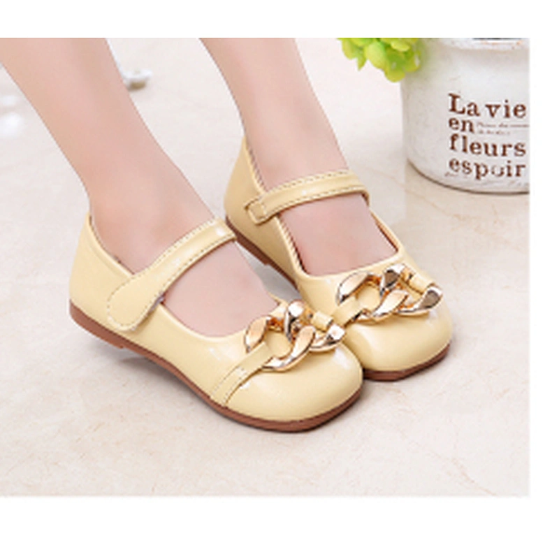 Children Single Shoes Girl Sweet Princess shoes soft PU girls loafers shoes