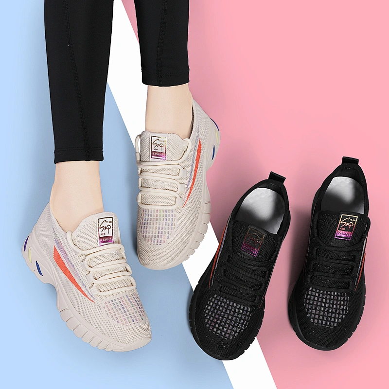Lightweight Lace Up Women Running Shoes Gym Athletic Walking style Shoes