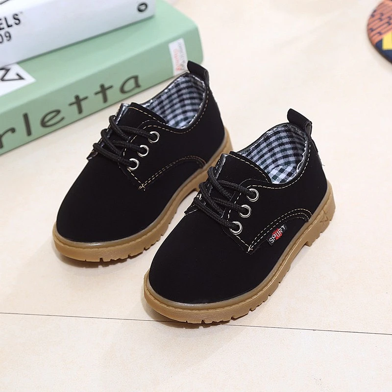 Fashion Children dress shoes leather shoes with lace for boy