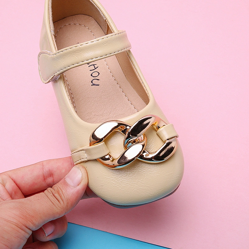 Children Single Shoes Girl Sweet Princess shoes soft PU girls loafers shoes