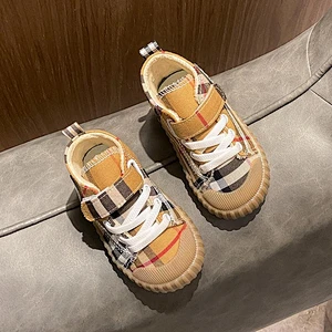 Durable casual Canvas Shoes for kids walking style student shoes