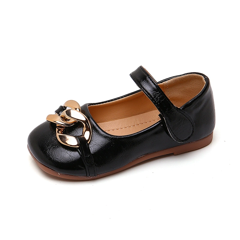 Children Single Shoes Girl Sweet Princess shoes soft PU girls loafers shoes