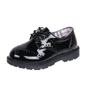 Lace Up School Children Oxford Dress Shoes Loafer Flats