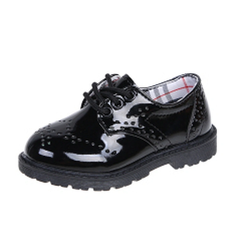 Lace Up School Children Oxford Dress Shoes Loafer Flats