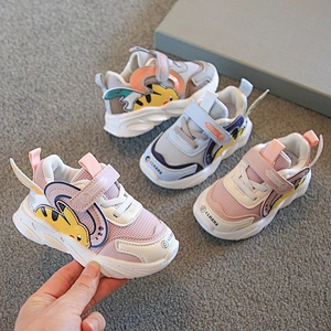 Cute casual baby running sport shoes children walking style shoes