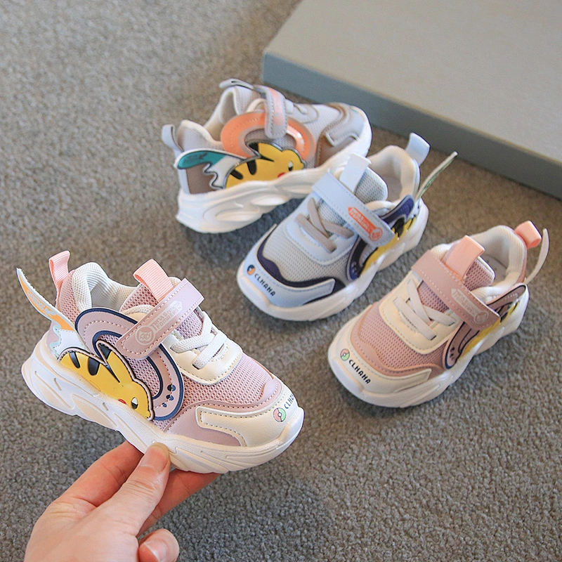 Cute casual baby running sport shoes children walking style shoes