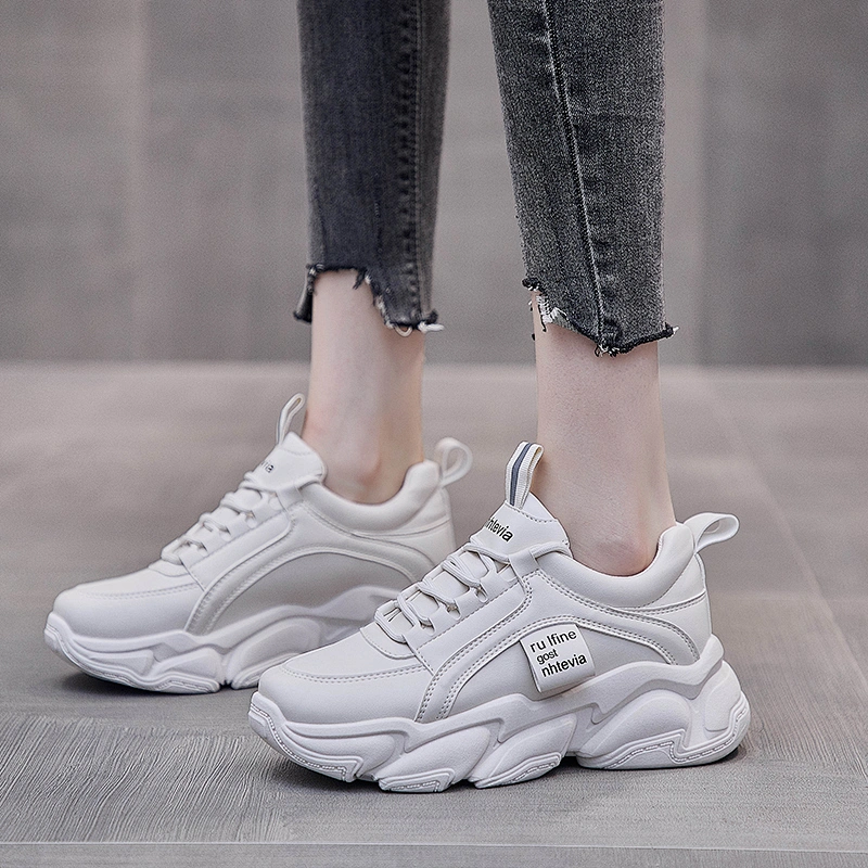 Lady Leisure Walking Sneakers Women Casual Chunky Shoes