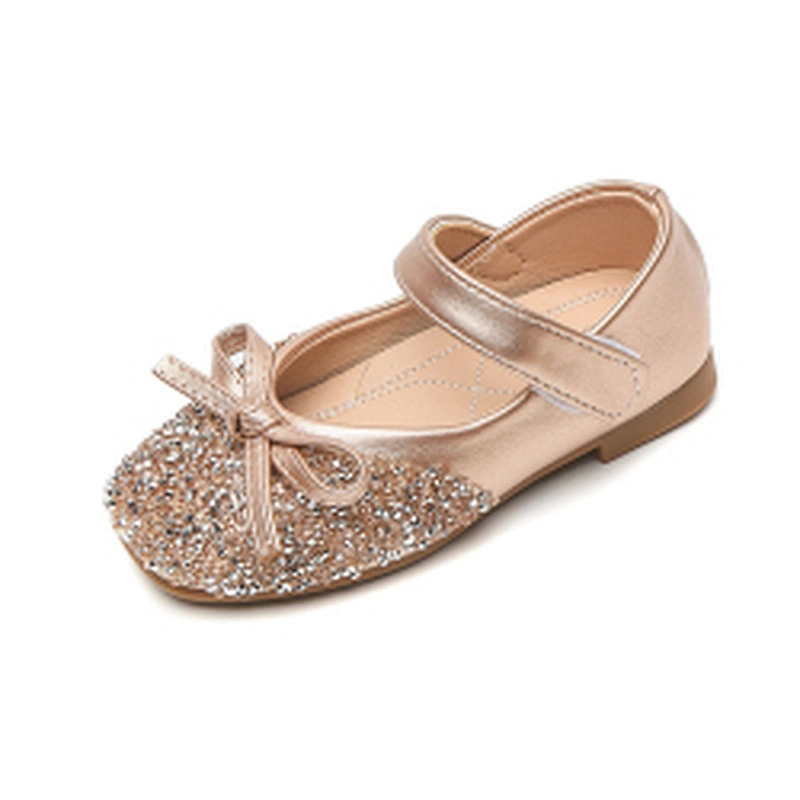 Girl Princess Shoes Children Crystal durable Single Shoes Party Dress Shoes