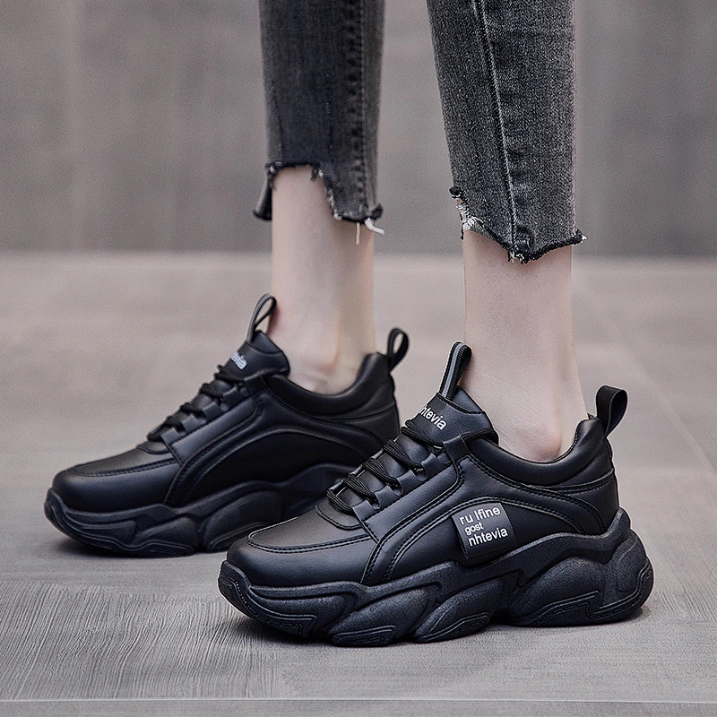 Lady Leisure Walking Sneakers Women Casual Chunky Shoes