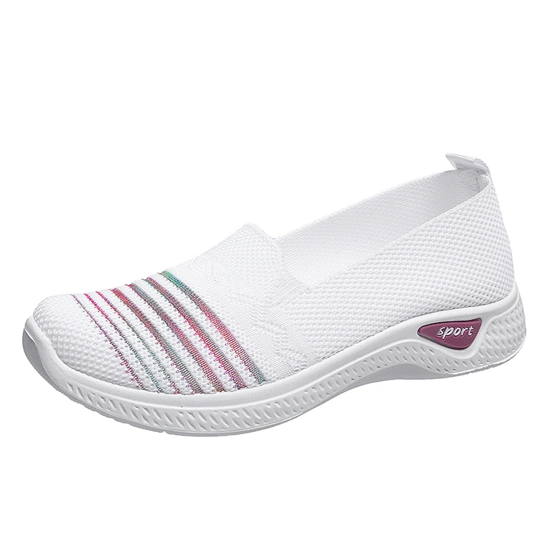 New Style Breathable Women Slip on Loafers Shoes Ladies Casual Sport Shoes
