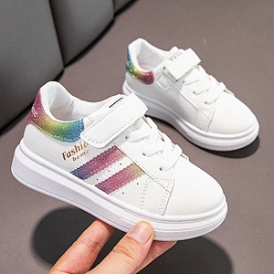 Fashion Casual children Board Shoes student white sneakers skateboard shoes