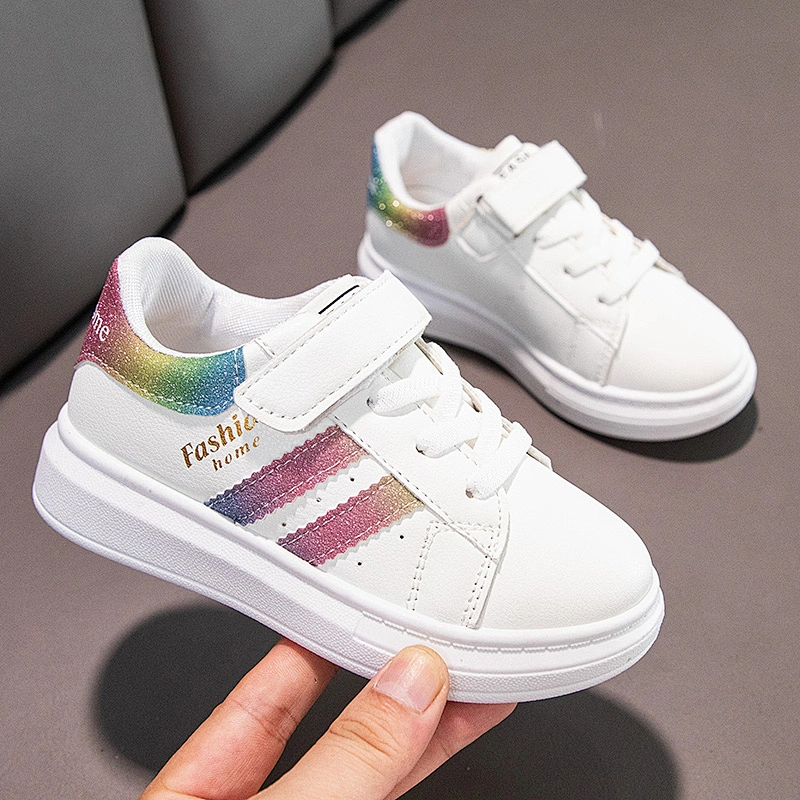Fashion Casual children Board Shoes student white sneakers skateboard shoes