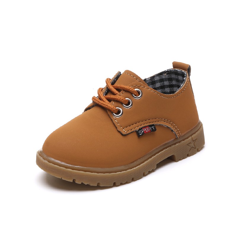 Fashion Children dress shoes leather shoes with lace for boy