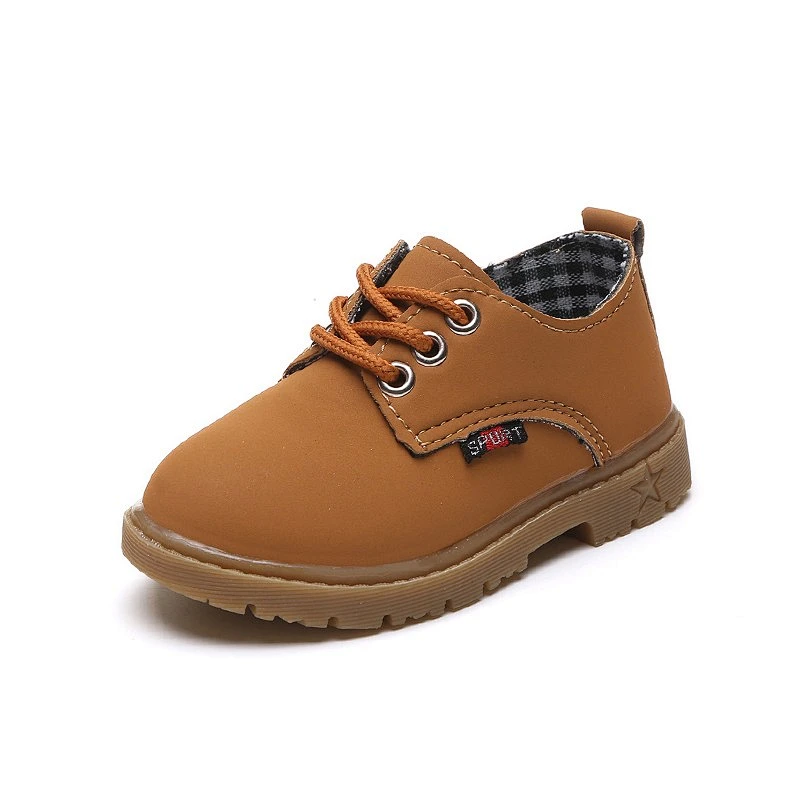 Fashion Children dress shoes leather shoes with lace for boy