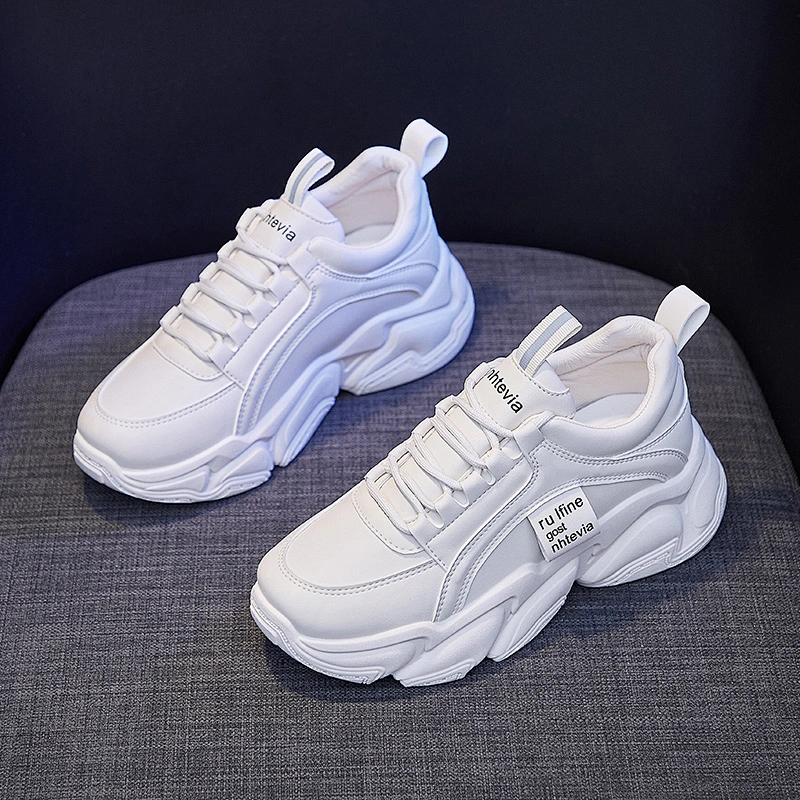 Lady Leisure Walking Sneakers Women Casual Chunky Shoes
