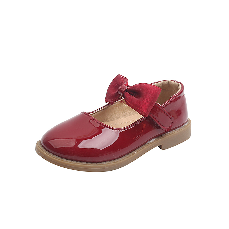 Kids Princess Flats Children Girls Mary Jane Dress Shoes