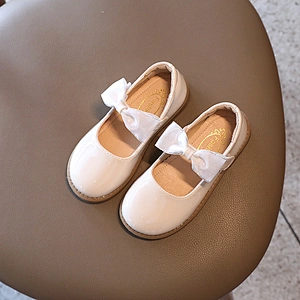 Kids Princess Flats Children Girls Mary Jane Dress Shoes