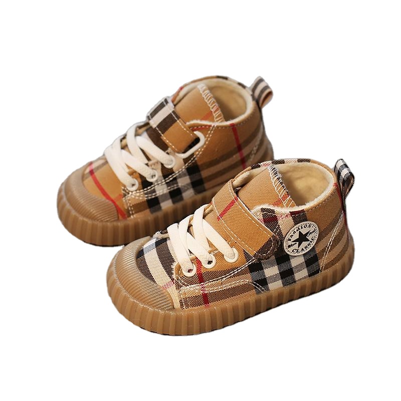 Durable casual Canvas Shoes for kids walking style student shoes