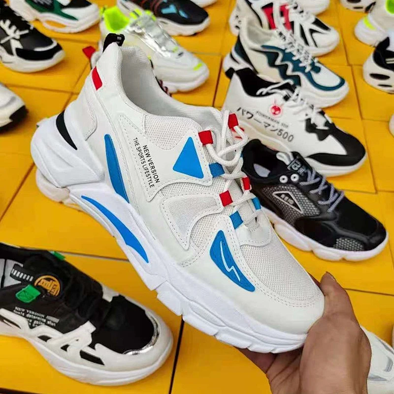 Stylish cheap price men casual running stock shoes sports sneaker shoes stock