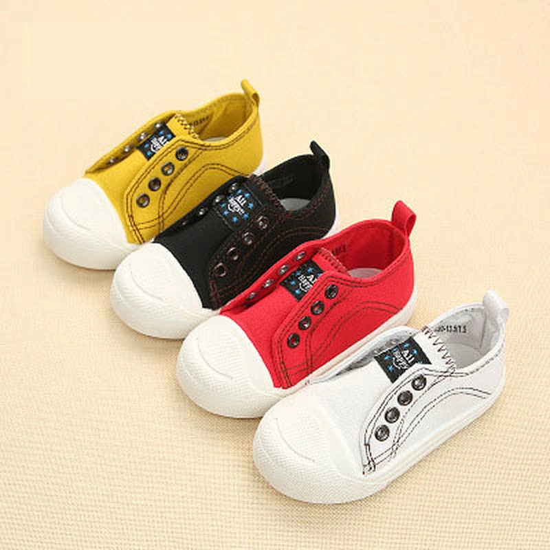 Factory OEM Autumn children casual canvas shoe sneaker sheet shoes