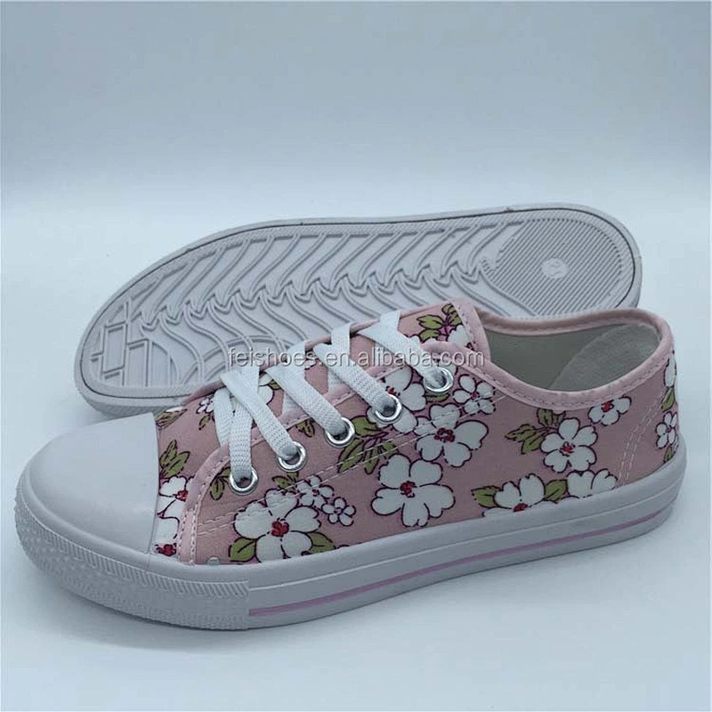 Lady shoes New design women injection flat canvas loafers casual shoes with good price