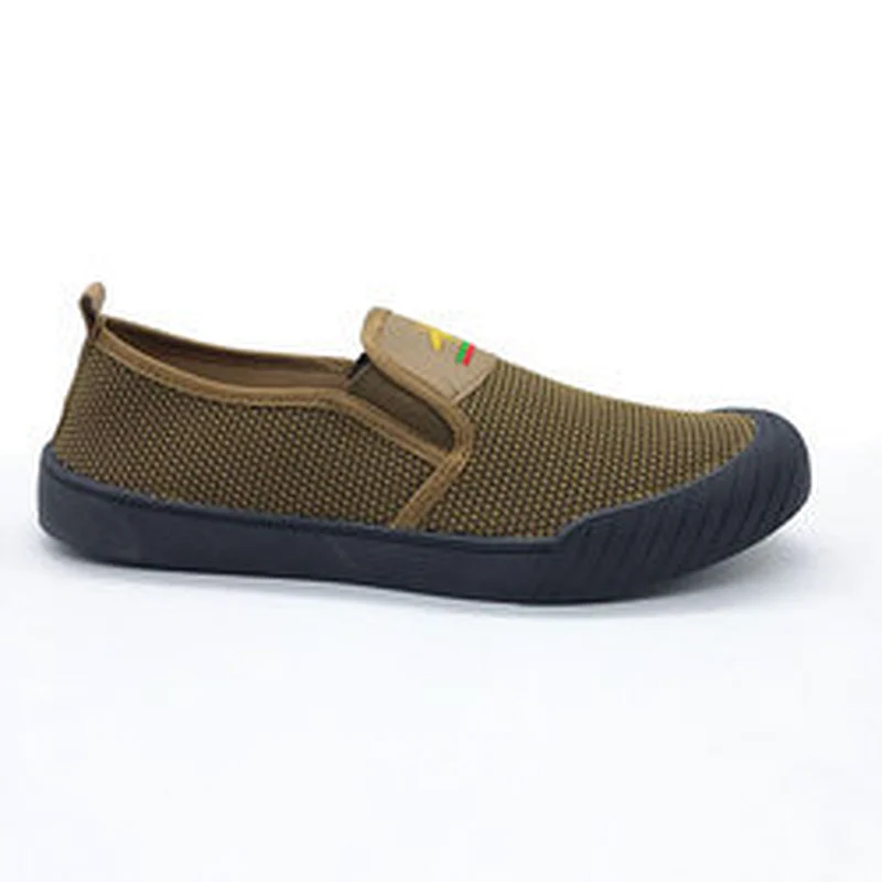 Factory customize Good Quality Cheap Men Injection Flat Casual Canvas Shoes with Customized with good price