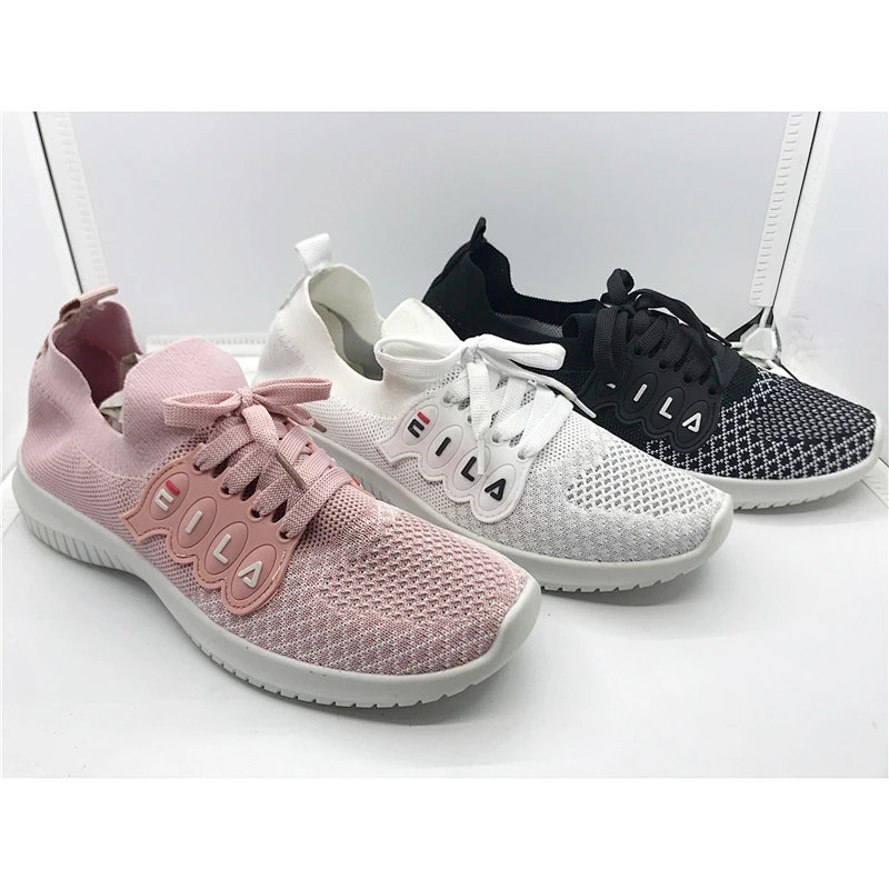 New Style Fashion Flyknit Sports Running Sneaker Shoes for Women