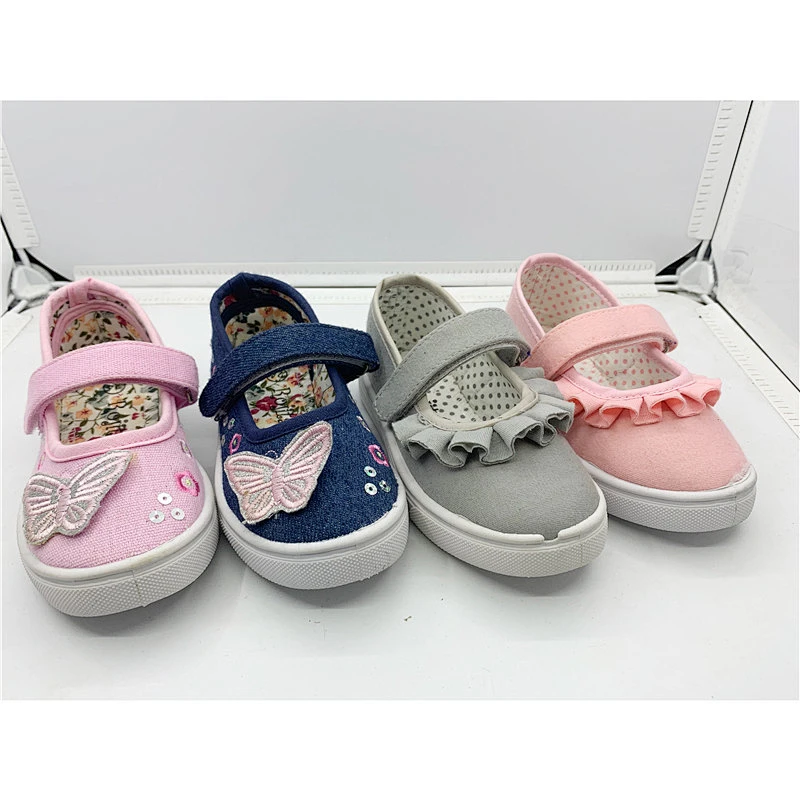 New Style Custom Kids Slip on Injection Casual Canvas Shoes