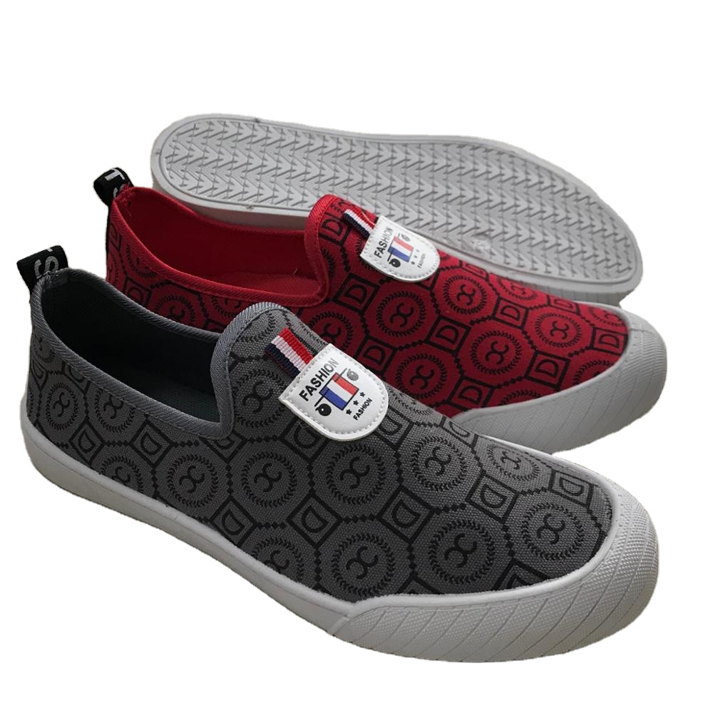 Men canvas shoes casual shoes  men injection slip-on Fashion design