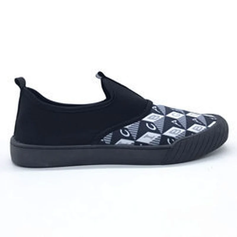 Hot Sale Cheap Men Flat Injection Casual Canvas Shoes with Customized