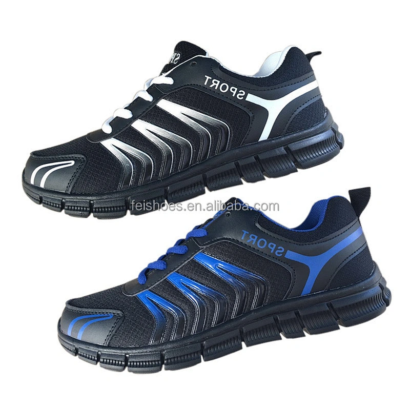 Factory men lace up Flashing casual Sneakers running Sport Shoes