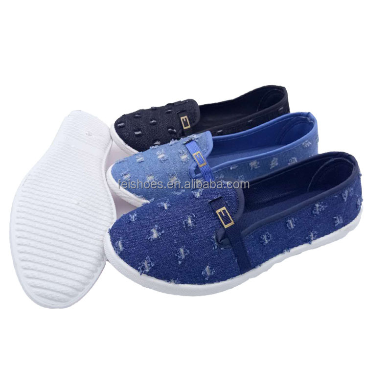 fashion  ladies casual canvas shoes leisure shoes for OEM LADY SHOES