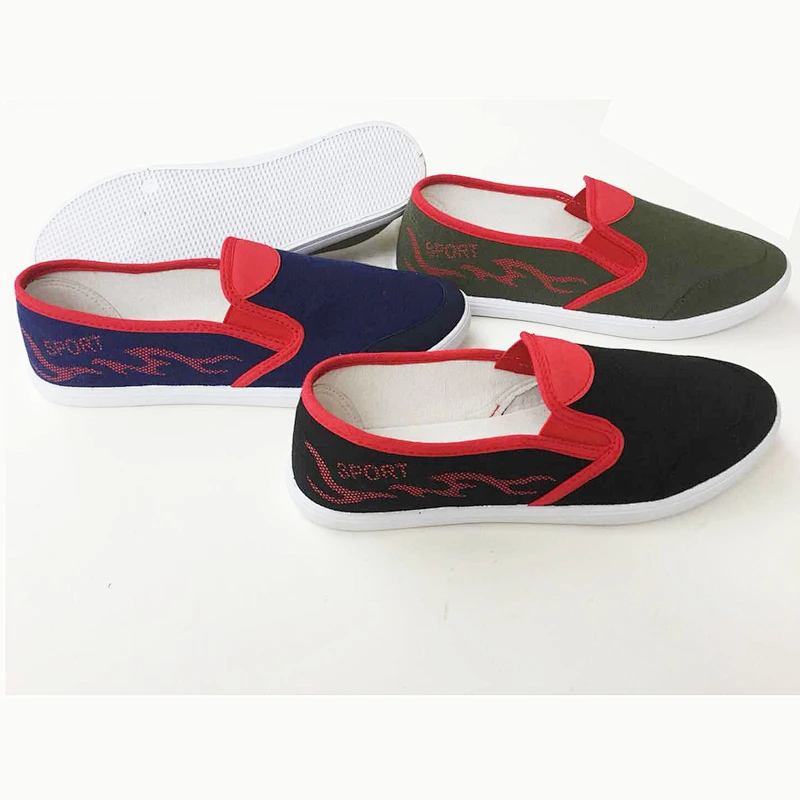 Men Comfortable Injection Casual Canvas Shoes