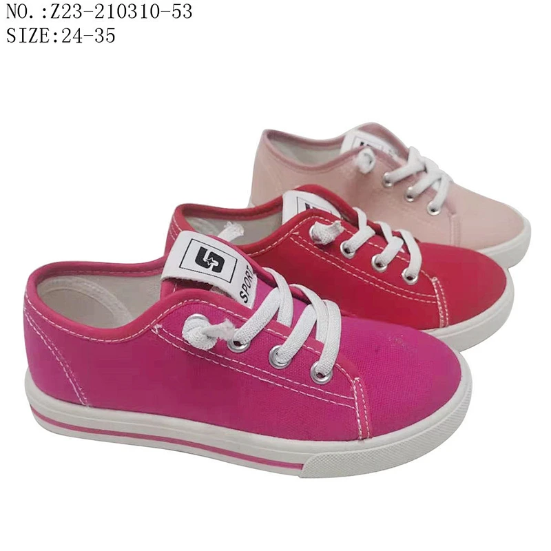 Factory OEM cheap Customize Custom Fashion Style Children Injection Elastic Boys Footwear Casual Canvas Shoes