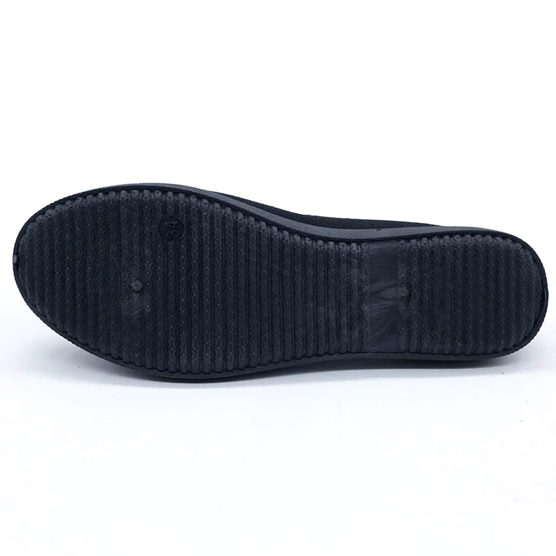 Customize Cheap Price Custom Women Slip on Injection flat Casual Dress Canvas Shoes