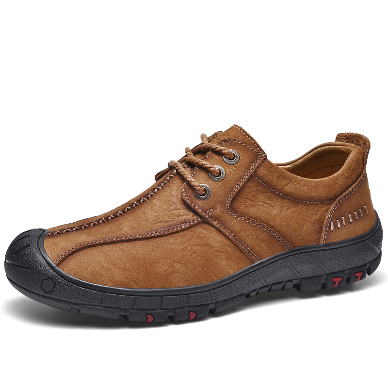 Men leather shoes men casual walking style shoes mens dress shoes