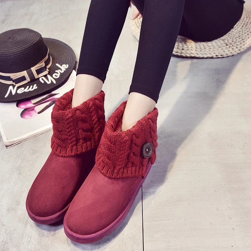 Women Winter Snow Boots Ladies Slip On Warm Ankle Boots