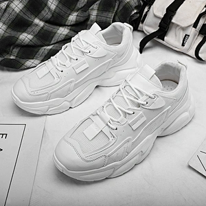 Men Casual Running Shoes Chunky Sneakers Athletic Walking Shoes