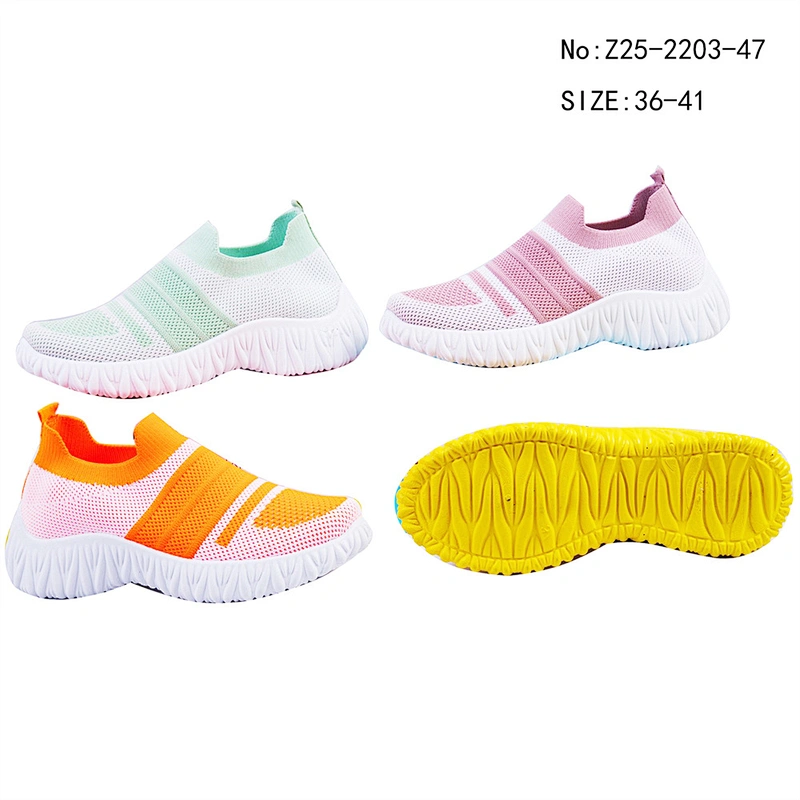 Hot sale custom Women slip on loafers shoes ladies walking Casual Sports running shoes