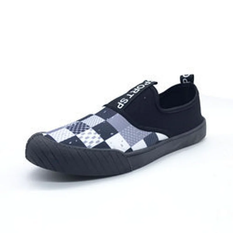 Factory customized Classic Fashion Style Men Casual Injection  Flat Canvas Shoe with Customized with good price custom shoes