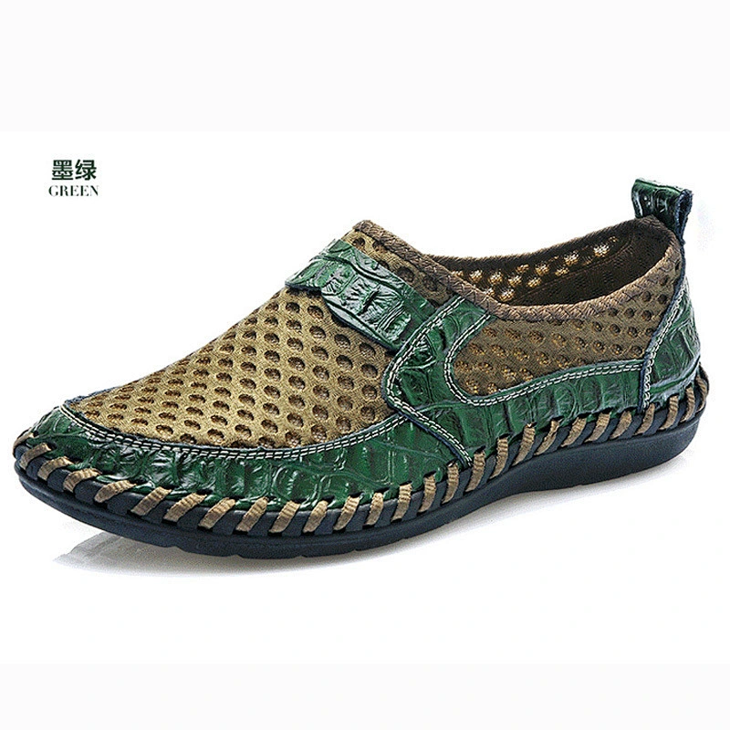 Plus Size Summer Men Slip on Mesh Casual Walking Shoes