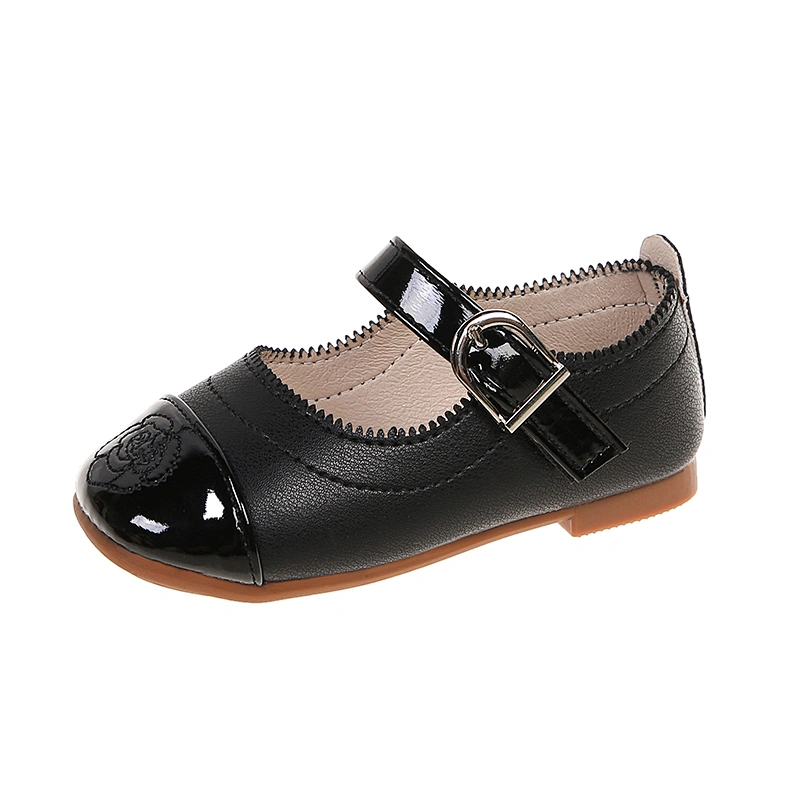 Buckle Strap Kids School Mary Jane Flats Children Casual Dress Shoes