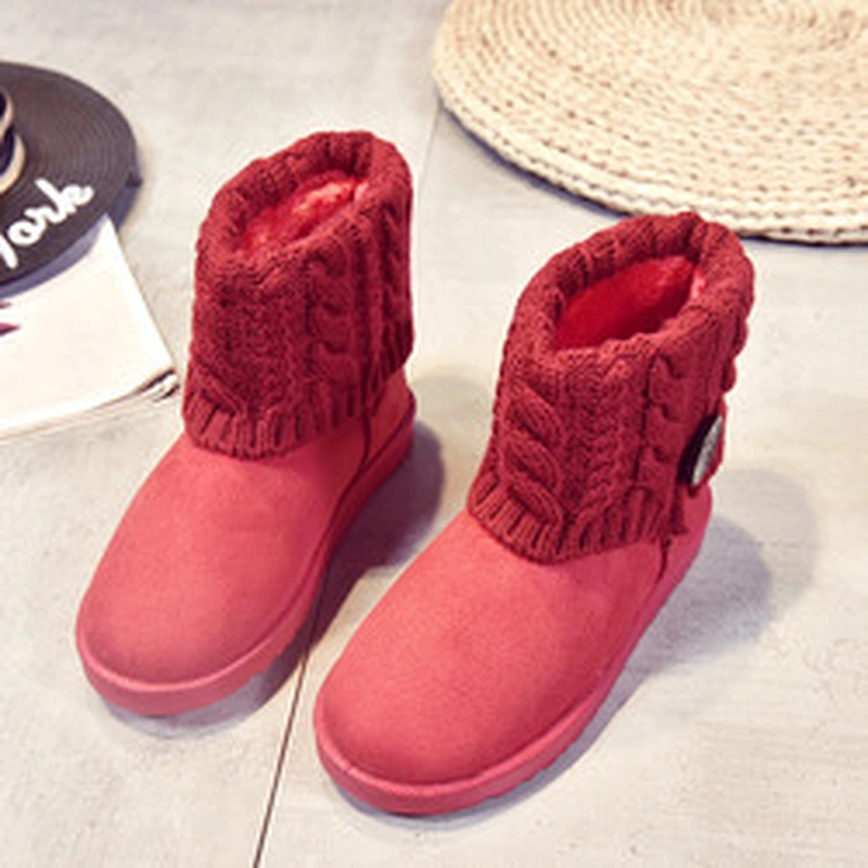 Women Winter Snow Boots Ladies Slip On Warm Ankle Boots