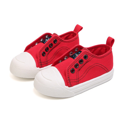 Factory OEM Autumn children casual canvas shoe sneaker sheet shoes