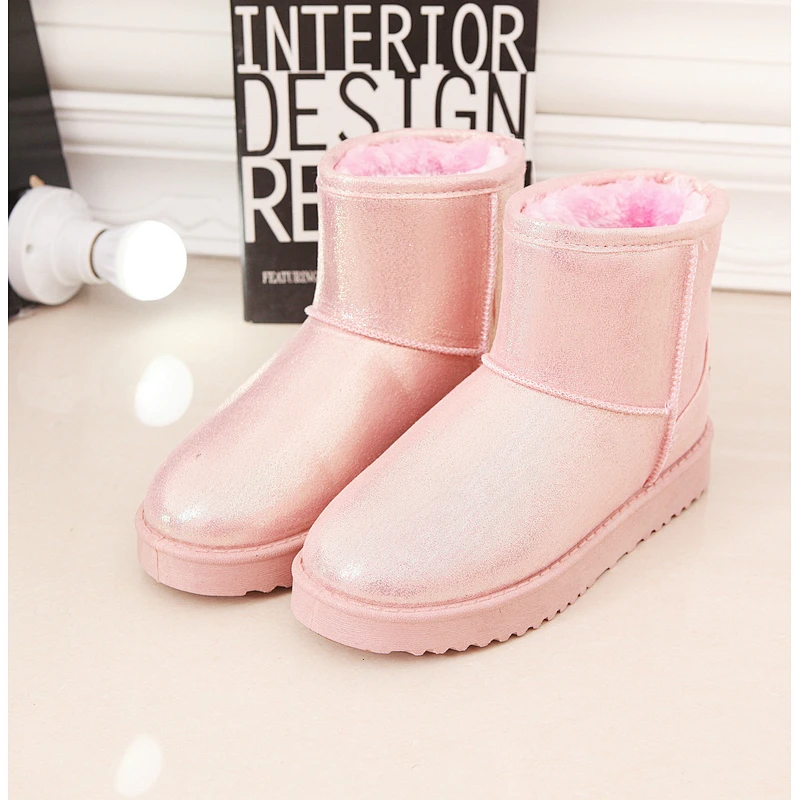 Women Winter Snow Boots Ladies Warm Fur Short Ankle Booties